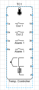 Connection points on shape Connection points on shape