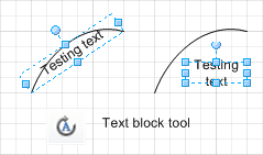 Text block tool Text block tool