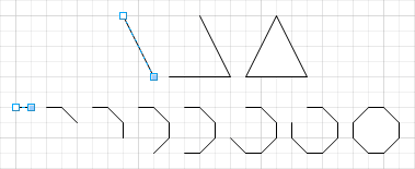 Drawing multi-sided shapes Drawing multi-sided shapes