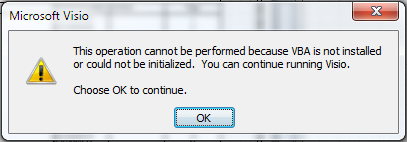 Fel när du tryckte på Alt + F11