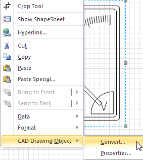 Konvertering av importerad CAD-ritning