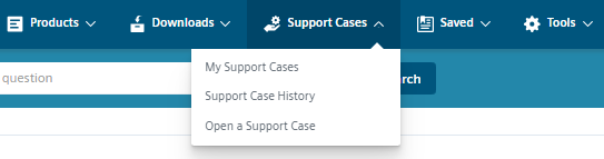 Open a Support Case Open a Support Case