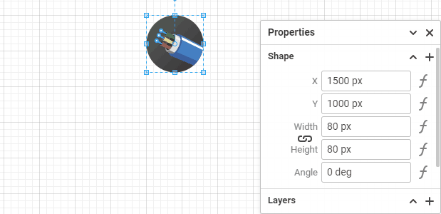 Entering expressions and units on Shape properties Entering expressions and units on Shape properties