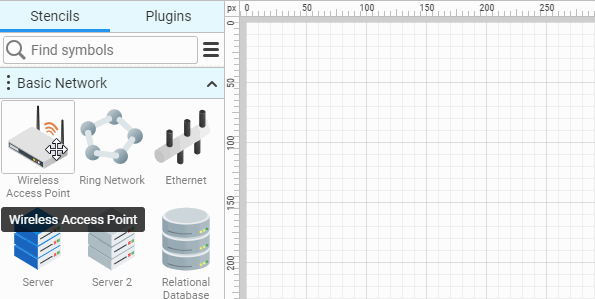 Simply drag and drop to use symbols Simply drag and drop to use symbols